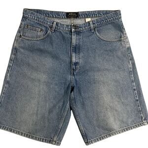 Highland Outfitters Vintage Jean‎ Shorts Mens 36X10 Blue Fade Baggy Loose Skate